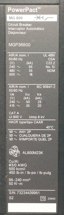Square D EZM3800CB 800 Amp 3-Phase 240V Panelboard