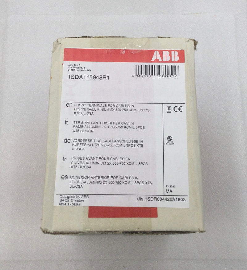 ABB 1SDA115948R1 SACE TMax XT Front-Terminal Kit