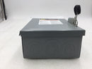 Square D DU322 60 Amp 3-Pole 120V/240V Safety Switch