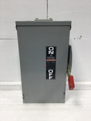 GE General Electric TH3222R 60 Amp 2 Pole 240V Outdoor Fusible Safety Switch