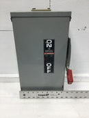 GE General Electric TH4322R 60 Amp 3 Pole 240V Outdoor Fusible Safety Switch