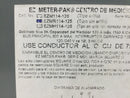 Square D EZMR114125 Branch unit, EZ Meter-Pak, 125A, 4 x 5 jaw sockets, 120/240VAC, no bypass, ringless, 800A Al busbar (Cover Only) 47 3/4" x 12"
