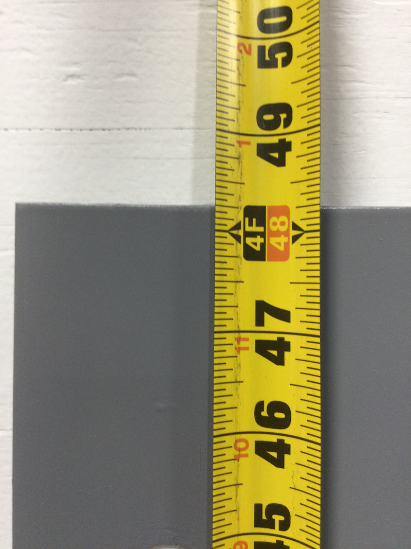 GE General Electric 400 Amp 277/480V 3 Phase 4 Wire Panel Door Only 48 1/4" x 22 1/4"