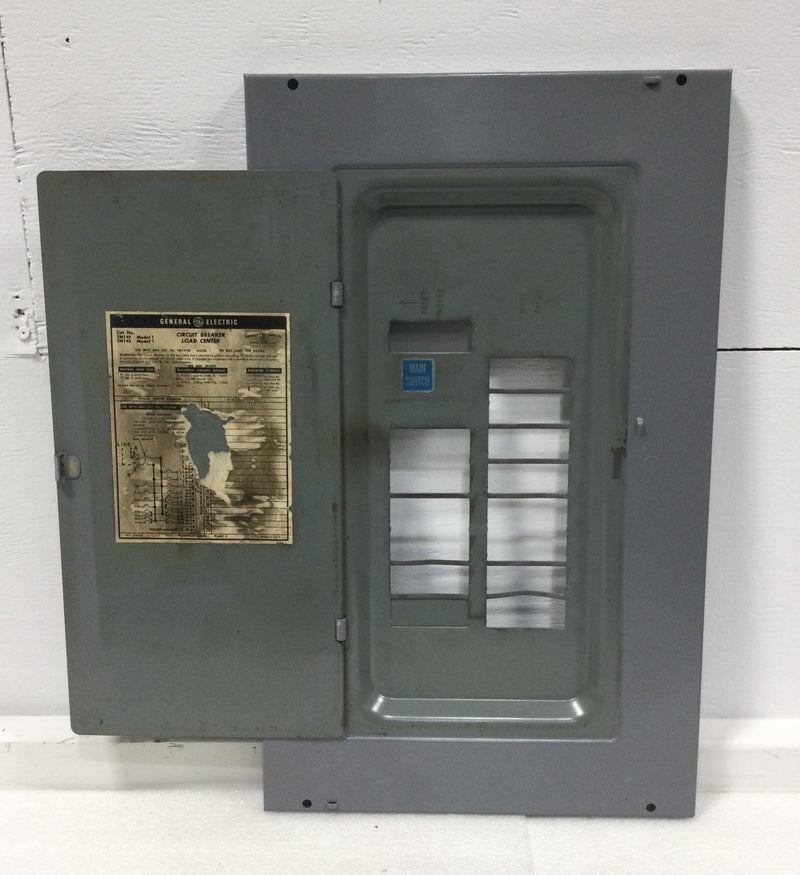 General Electric TM14S Model 1 Load Center Cover/Door Only 100 Amp 120/240V 20 3/4" x 12 1/2"