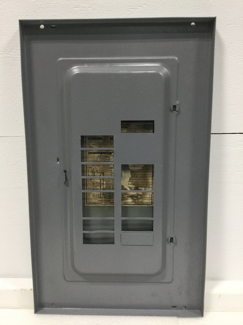 General Electric TM14S Model 1 Load Center Cover/Door Only 100 Amp 120/240V 20 3/4" x 12 1/2"