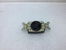 General Electric 30A 125V 3-Pole Receptacle Single Grounding Locking Receptacle