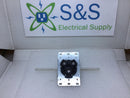 Pass & Seymour 3860 Single Receptacle 125/250V 30Amp 3-Pole NEMA 10-30R Screw Terminal