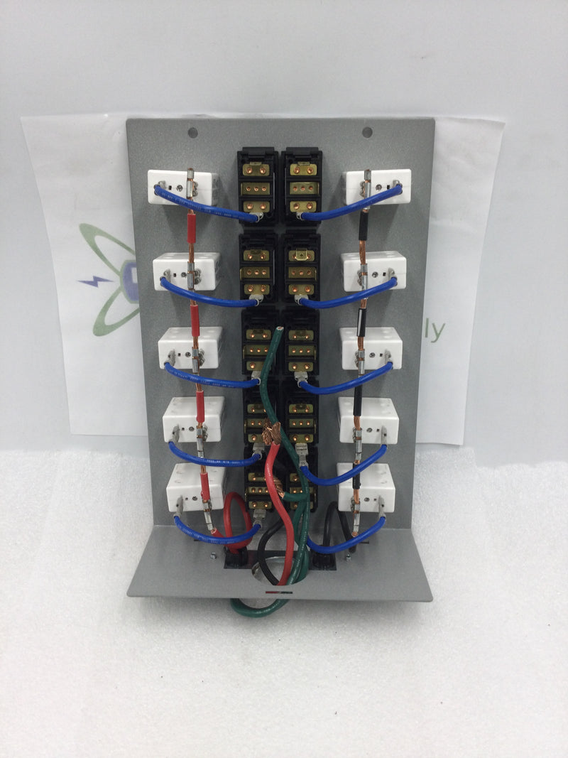 Reliance Controls ProTran 51410C Generator Transfer Switch 10 Circuits 125/250 VAC 50 Amp 12,500 Watts