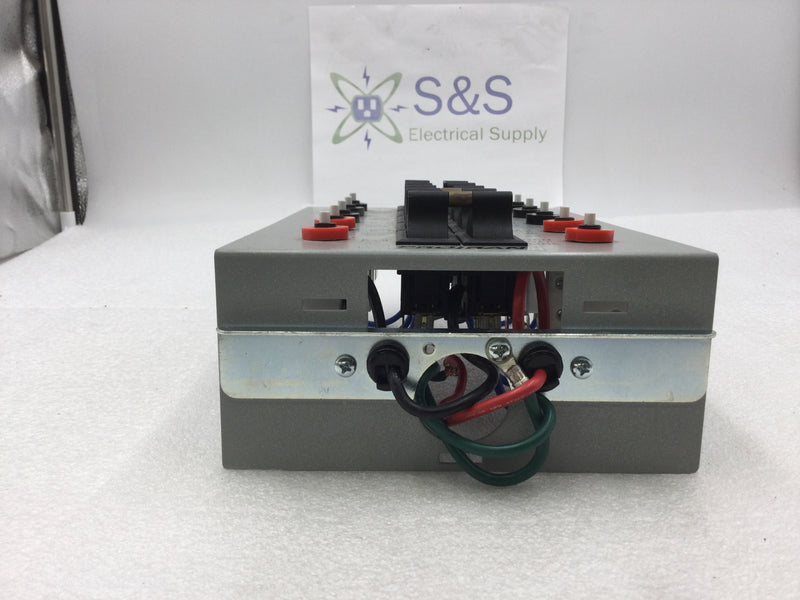 Reliance Controls ProTran 51410C Generator Transfer Switch 10 Circuits 125/250 VAC 50 Amp 12,500 Watts