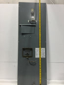 Square D EZM1600FS Front Cover (53 1/2" x 18 1/4") - Schneider Electric EZM1600FS Main fusible (Class T) switch unit, EZ Meter-Pak, 600A, 120/240VAC, 1ph/3W, 600A bus, OH/UG, Type 3R