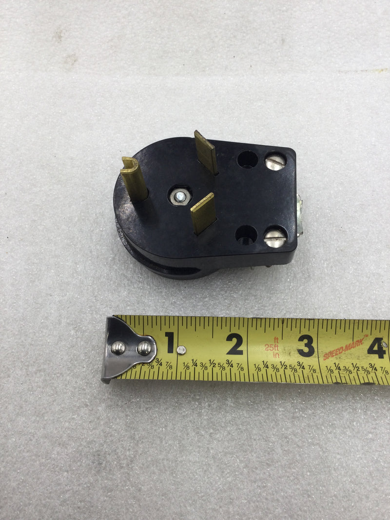 Eagle Electric 30 Amp 125V 83 Travel Trailer 3 Prong Cap/Plug   - Vintage