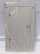GE TM1612S/F 125 Amp 16 Space 120/240V Panel Door Only w/Main 18 7/8" x 11 1/2"