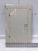 GE TM1612S/F 125 Amp 16 Space 120/240V Panel Door Only w/Main 18 7/8" x 11 1/2"