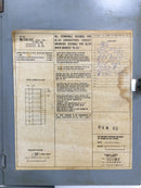 Sylvania ML12(8-16)C 125A 8/16 Space 120/240V Panel Door Only 18 1/8" x 12 1/4"