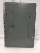 Sylvania ML12(8-16)C 125A 8/16 Space 120/240V Panel Door Only 18 1/8" x 12 1/4"