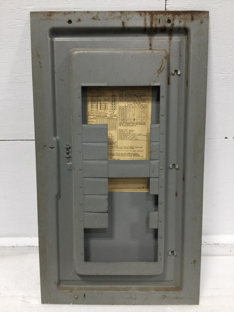 Murray PF010DS/F 125 Amp 30 Space 120/240V Panel Door Only 25 3/8" x 14 1/2"