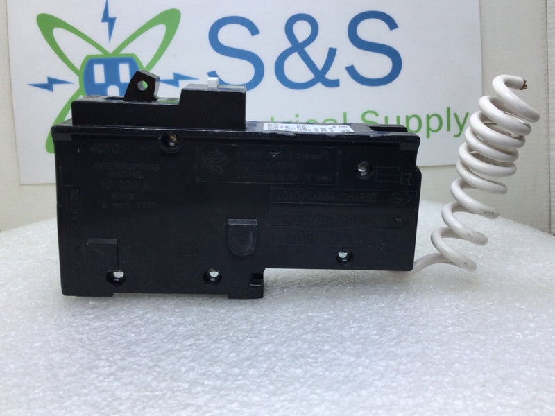 Square D HOM115CAFI 15 Amp 1 Pole 120V Plug On Type HOM CAFI Circuit Breaker