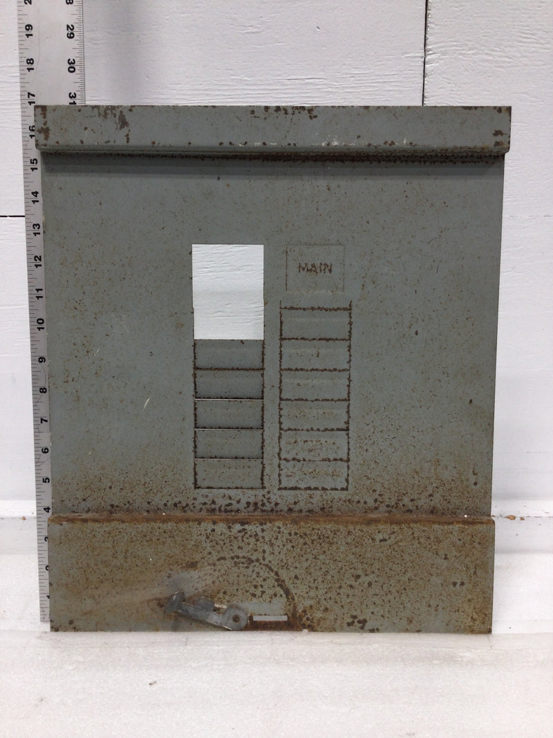 14 Space 120/240V Dead Front Only w/Main 16 3/4" x 14 1/2"