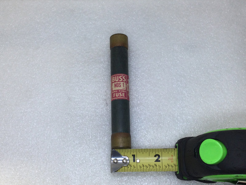 Bussmann NOS-1 1 Amp 600V or Less One-Time Fuse