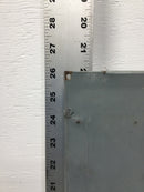 Square D Nema 3R Enclosure Panel Cover Only w/Latch 26" x 10"