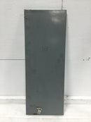 Square D Nema 3R Enclosure Panel Cover Only w/Latch 26" x 10"