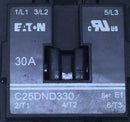 Eaton C25DND330 30 Amp 3-Pole 120V Definite Contactor -Used