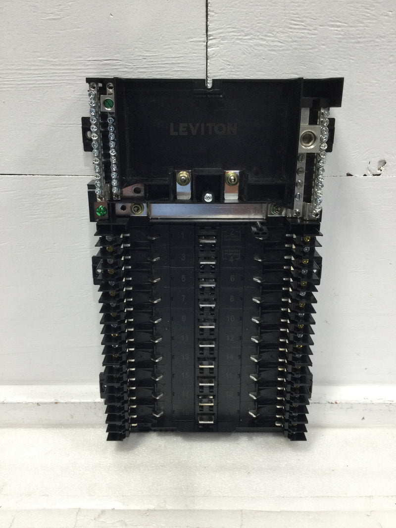 Leviton LP212-ML 225 Amp 20 Space Indoor MLO Load Center Guts Only 10" X 17"