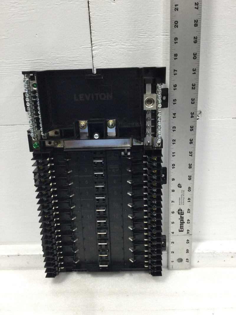 Leviton LP212-ML 225 Amp 20 Space Indoor MLO Load Center Guts Only 10" X 17"