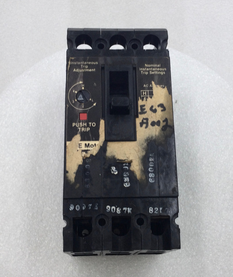 ITE E43A002 2 Amp 3-Pole 480V Circuit Breaker