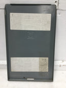 Square D HOM48L125GRB 125 Amp 4 Space/8 Circuit 120/240V Cover 14 3/4" x 9 1/8"