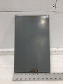 Square D HOM48L125GRB 125 Amp 4 Space/8 Circuit 120/240V Cover 14 3/4" x 9 1/8"