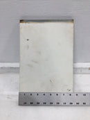 Zinsco ML12(4-8) 125 Amp 4/8 Space 120/240V Panel Cover Only 12 5/8" x 8 3/8"