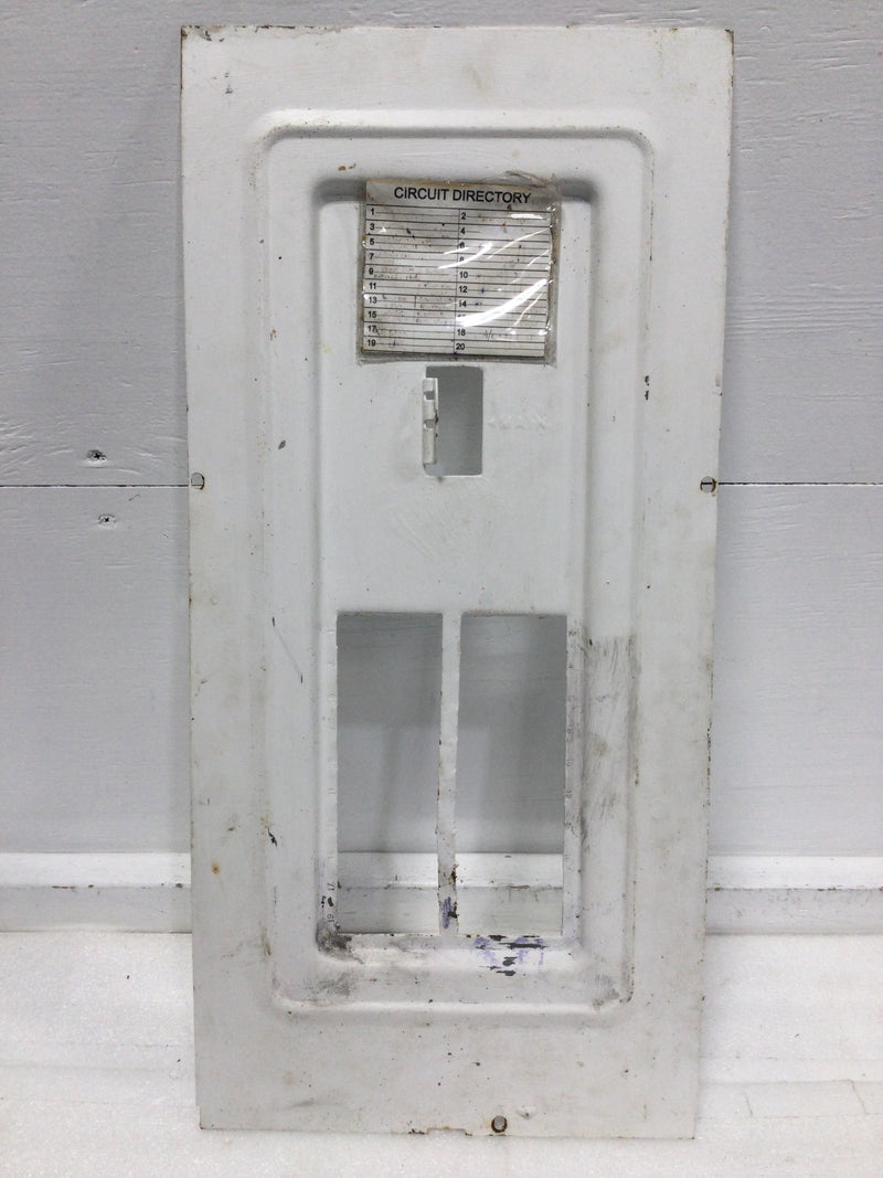 20 Space 120/240V Cover Panel Only w/Main 24 7/8" x 11 3/4" - Missing Door