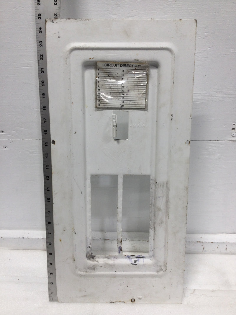 20 Space 120/240V Cover Panel Only w/Main 24 7/8" x 11 3/4" - Missing Door
