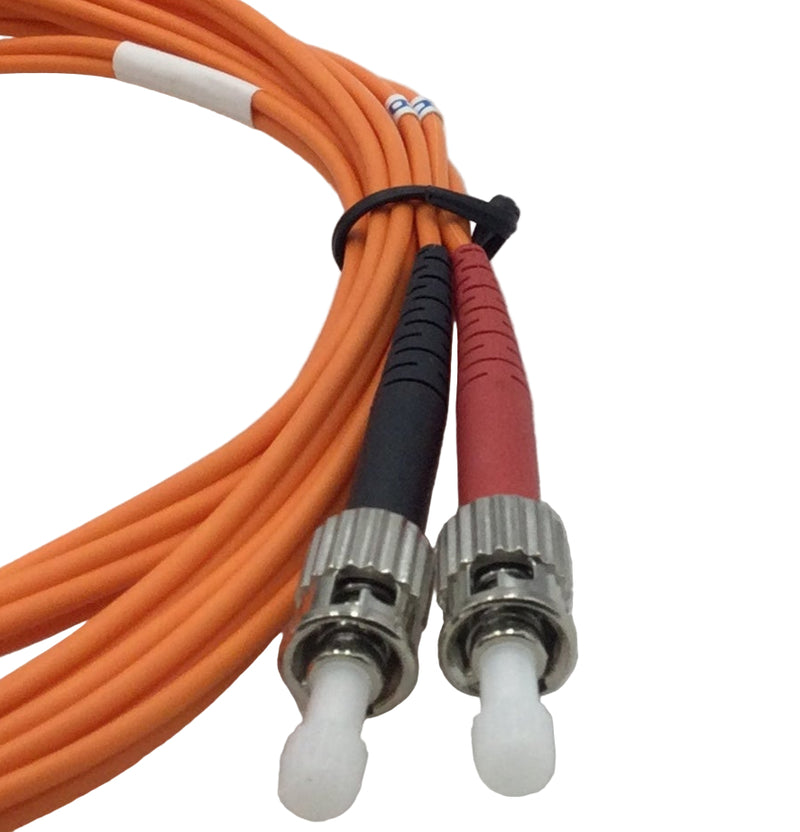 Allen Tel Products GBLCT-D2-03 3 Meter LC-ST Duplex MM Fiber Optic Patch Cord