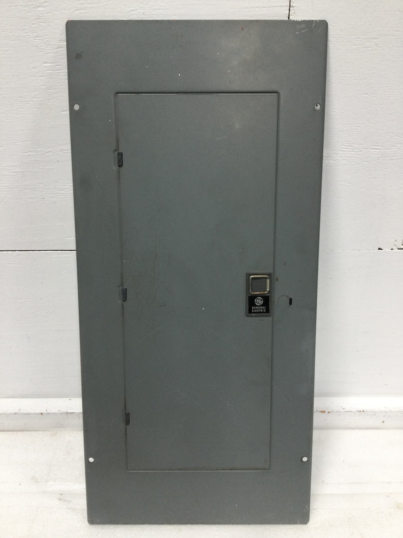 GE TM2020S/F 200 Amp 20 Space 120/240V Cover/Door Only w/Main 27 1/8" x 12 3/4"