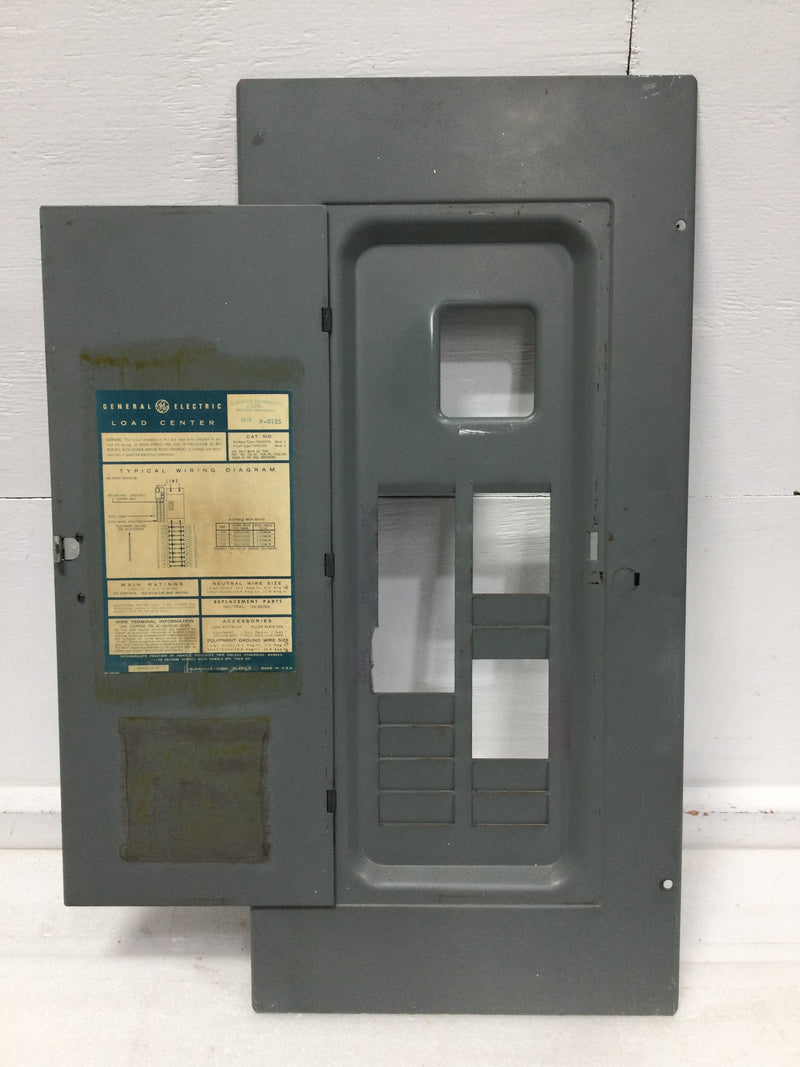 GE TM2020S/F 200 Amp 20 Space 120/240V Cover/Door Only w/Main 27 1/8" x 12 3/4"