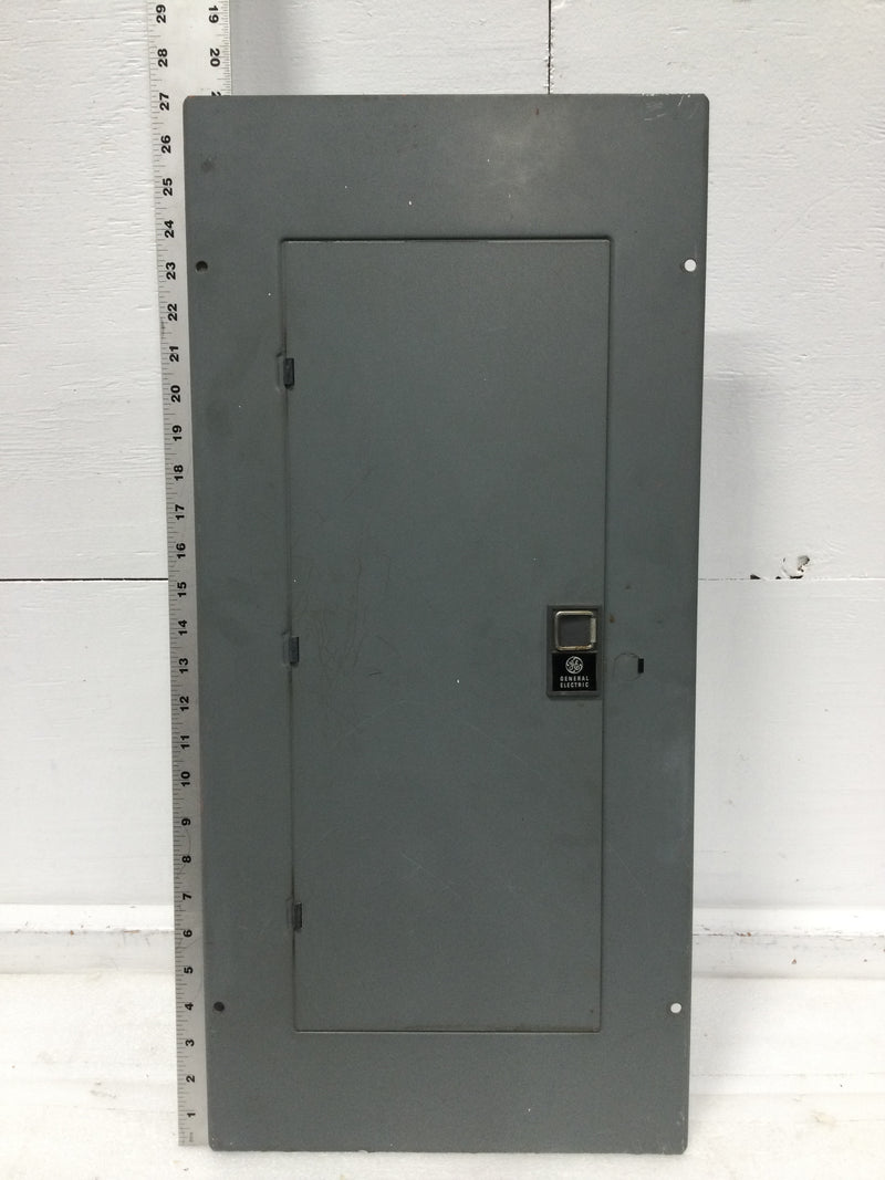GE TM2020S/F 200 Amp 20 Space 120/240V Cover/Door Only w/Main 27 1/8" x 12 3/4"