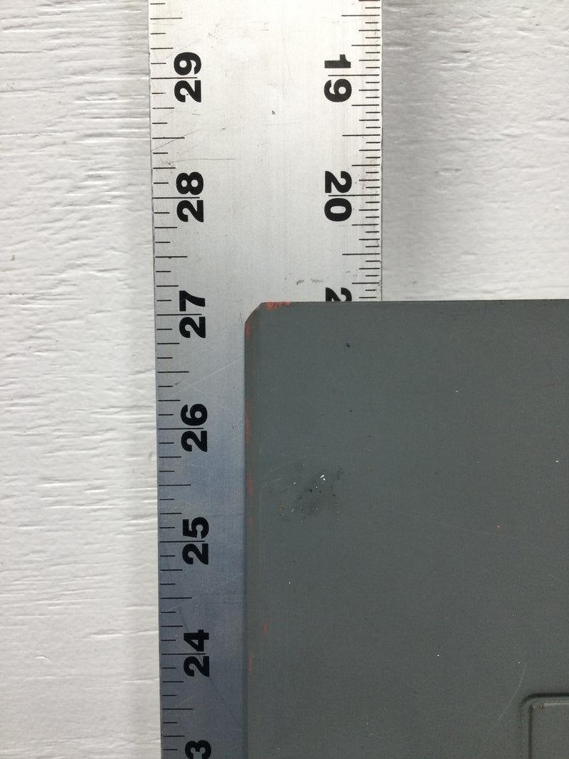 GE TM2020S/F 200 Amp 20 Space 120/240V Cover/Door Only w/Main 27 1/8" x 12 3/4"