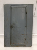 Square D QOC420L 125 Amp 20 Space 120/240V Cover/Door 20 7/8" x 14 1/4"