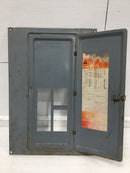 Square D QOC420L 125 Amp 20 Space 120/240V Cover/Door 20 7/8" x 14 1/4"