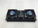 Fantec F12038B1HT Panel Mounted Cooling Fans 110-120VAC w/Mounting Bracket & Single Power Input