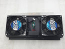 Fantec F12038B1HT Panel Mounted Cooling Fans 110-120VAC w/Mounting Bracket & Single Power Input