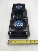 Fantec F12038B1HT Panel Mounted Cooling Fans 110-120VAC w/Mounting Bracket & Single Power Input