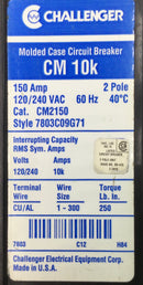 Challenger CM2150 150 Amp 2 Pole 240V Circuit Breaker