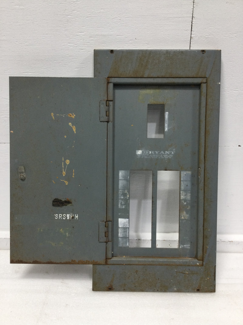 Bryant 8/16 Space 120/240V Panel Door Only w/Main 24 3/8" x 12 5/8"