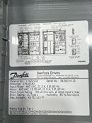 Danfoss VLT HVAC Drive FC-102P11KT4E21H2XGX7XXSXXXXAJBXCXXXXDX, P/N: 131H0120   15 hp, 11 kw, 21 Amp, 0-460 VAC, 60 HZ