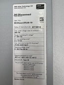 SMA Solar Technology AG  DC Disconnect DC-Discon2TLUS-10