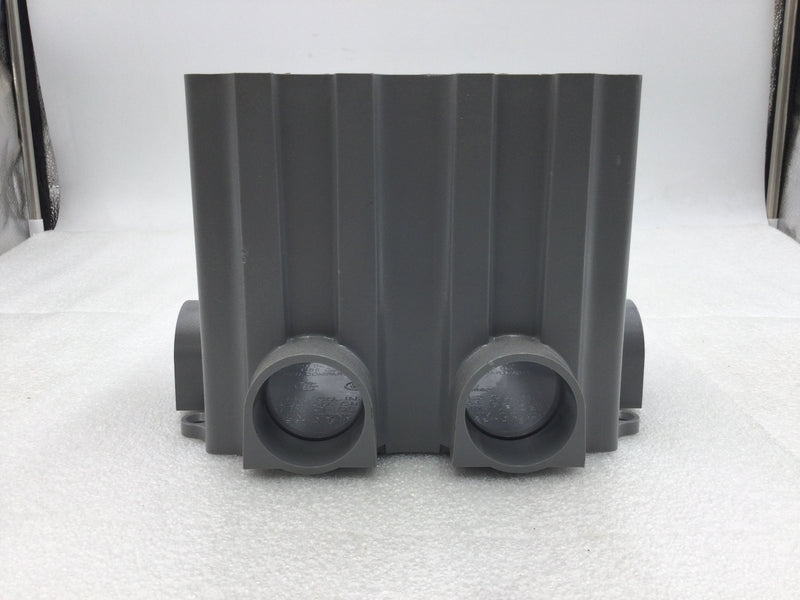 Hubbell Wiring Devices PFBRG2 2 Gang Rectangular Nonmetallic Floor Mounting Box 9" X 6"