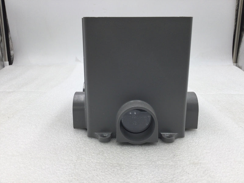 Hubbell Wiring Devices PFBRG2 2 Gang Rectangular Nonmetallic Floor Mounting Box 9" X 6"